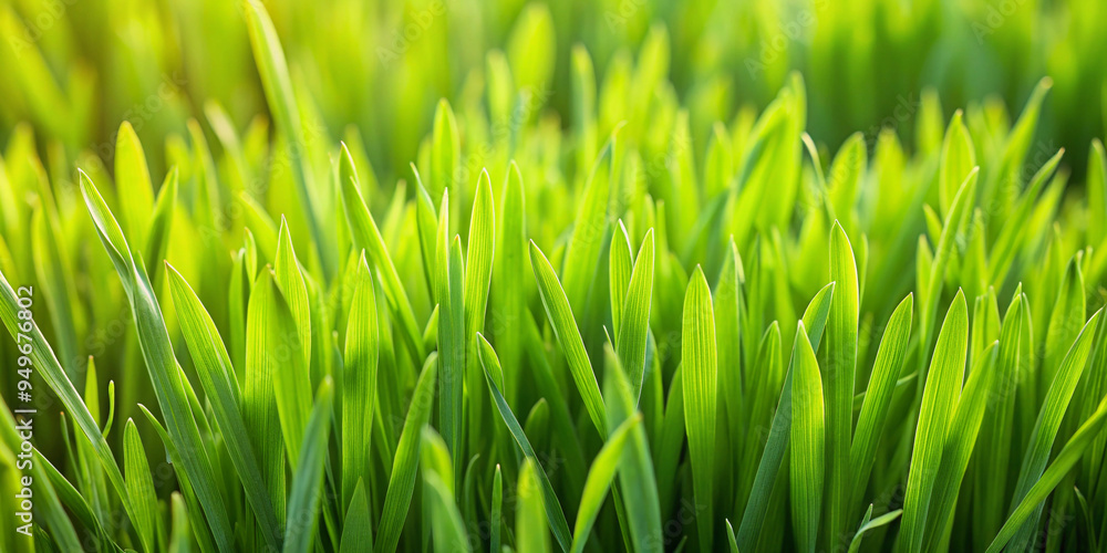Fototapeta premium Green Grass Background Prompt - Create a Background