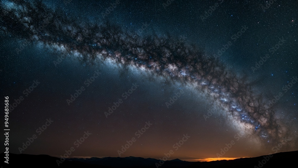 dark space and sunset dark space and sunset