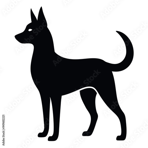  A cute dog vector illustration. photo