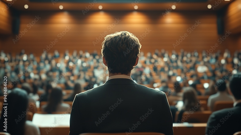 Speaker Facing an Attentive Audience Speaker Facing an Attentive Audience