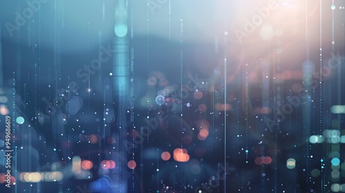 Conceptual Art of Futuristic Cityscape with Glowing Skyscrapers Neon Lights and Advanced Techn
ology Reflecting a Visionary Imaginative and Innovative