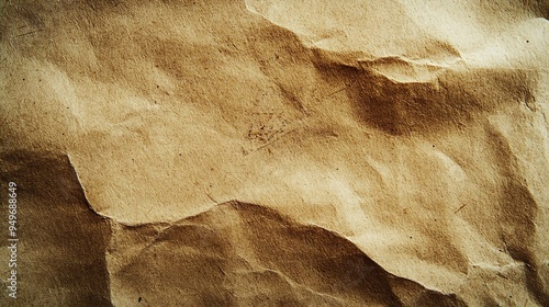 Brown paper texture background Beige kraft paper texture : Generative AI