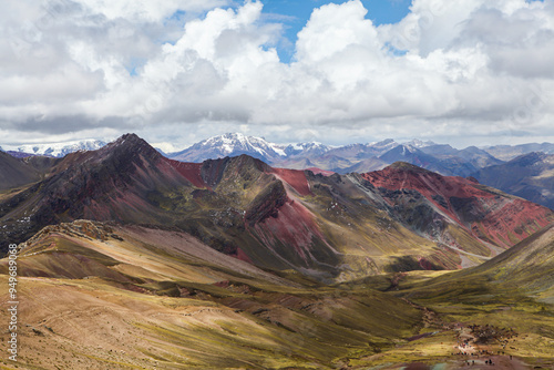 Rainbow mountain in Cusco, Peru