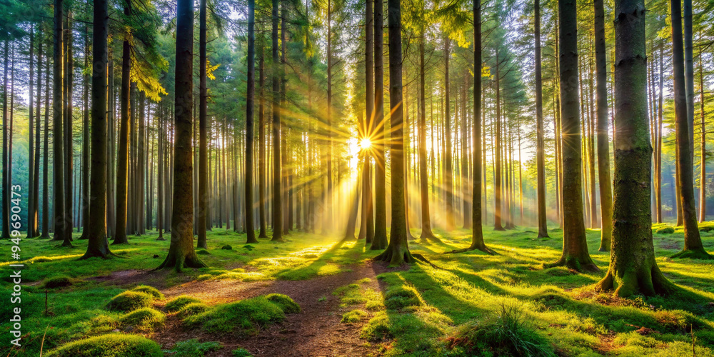 Obraz premium Silent Forest in Spring