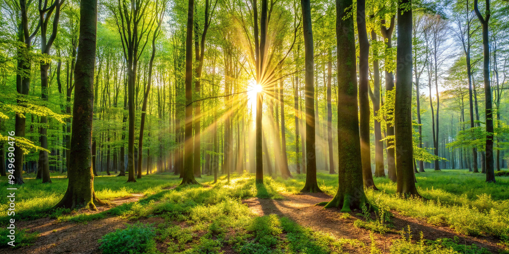 Fototapeta premium Silent Forest in Spring