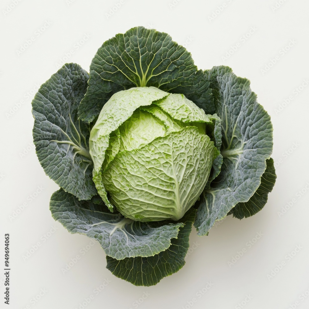 Fototapeta premium cabbage on a white background