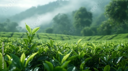 The Nilgiris District is in the southern Indian state of tamil naduTea and coffee plantations have been important to its economy : Generative AI photo