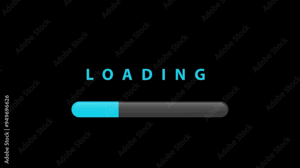 Motion Graphic Animated Design Art Background of Loading icon bar Motion Graphic Animated Design Art Background of Loading icon bar