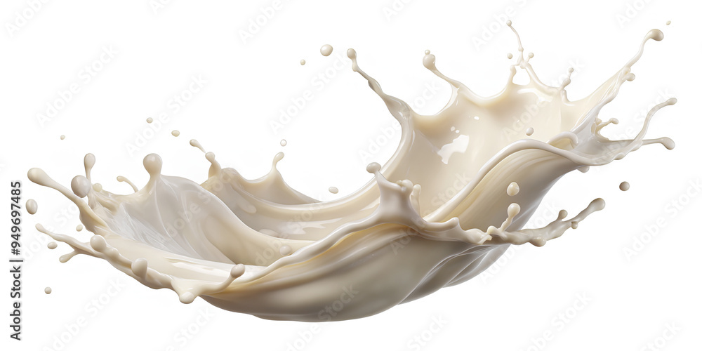 Milk plash isolated on a white background. Clipping path Milk plash isolated on a white background. Clipping path
