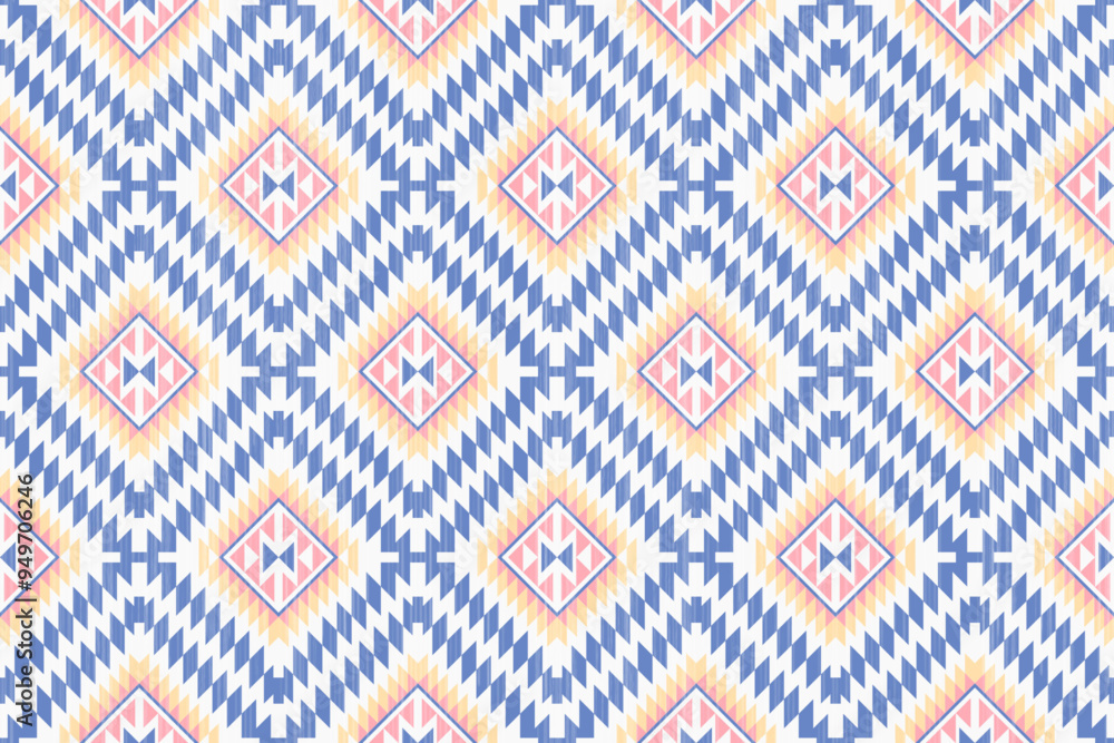 Navajo tribal vector seamless pattern. Native American ornament. Ethnic South Western decor style. Boho geometric ornament. Vector seamless pattern. Mexican blanket, rug. Woven carpet illustrat Navajo tribal vector seamless pattern. Native American ornament. Ethnic South Western decor style. Boho geometric ornament. Vector seamless pattern. Mexican blanket, rug. Woven carpet illustrat