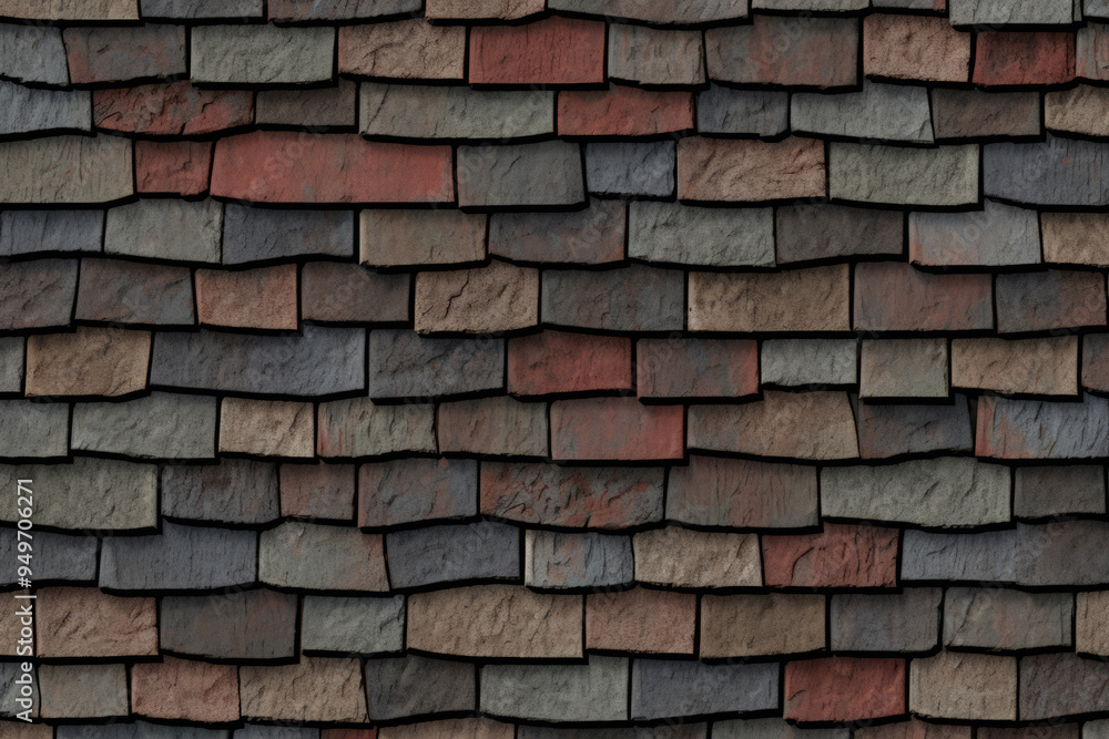 Processed collage of slate roof tiles surface texture. Background for banner, backdrop or texture Processed collage of slate roof tiles surface texture. Background for banner, backdrop or texture
