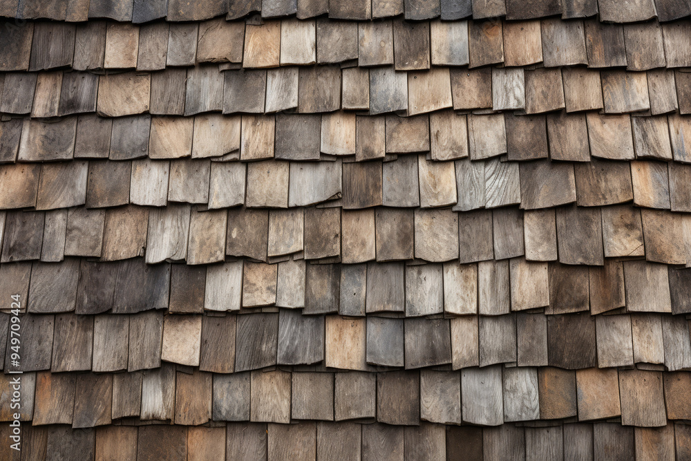 Processed collage of rustic barn roof shingles surface texture. Background for banner, backdrop Processed collage of rustic barn roof shingles surface texture. Background for banner, backdrop
