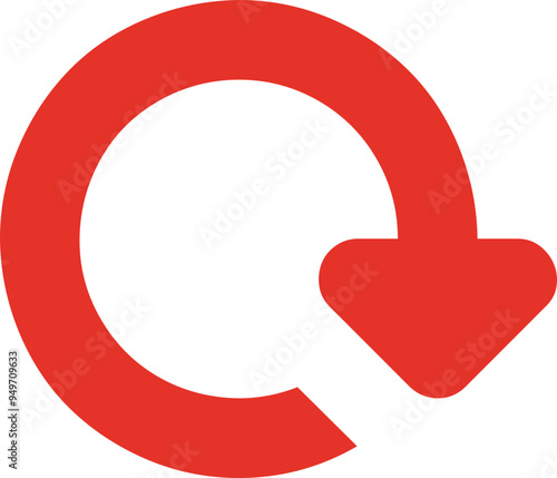 Reload icon logo design