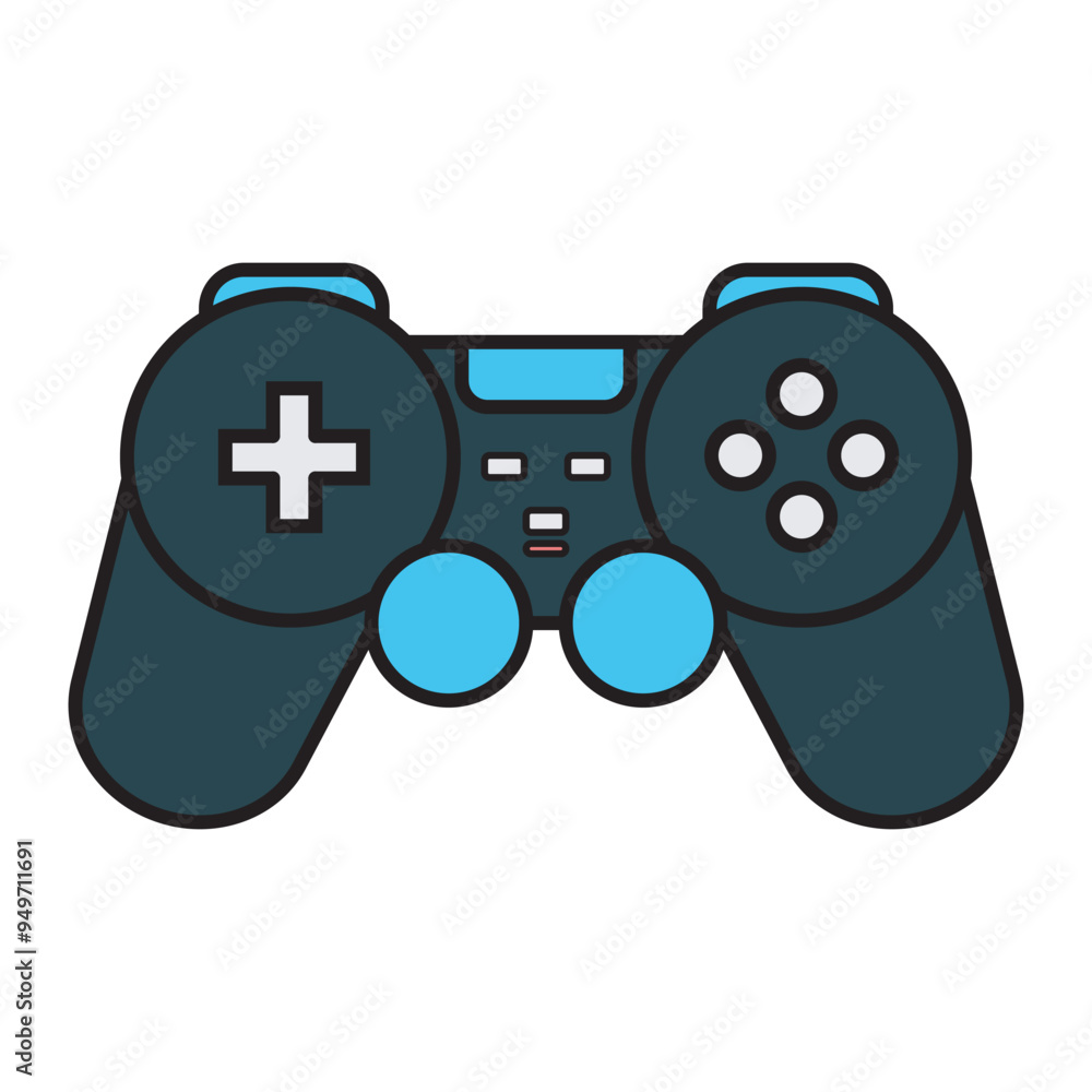 Controller Game Illustration Controller Game Illustration