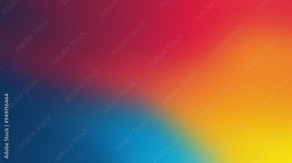 Obraz premium Abstract colorful waves. Vibrant, flowing waves in red, orange, and blue colors. Ideal for modern, dynamic designs.