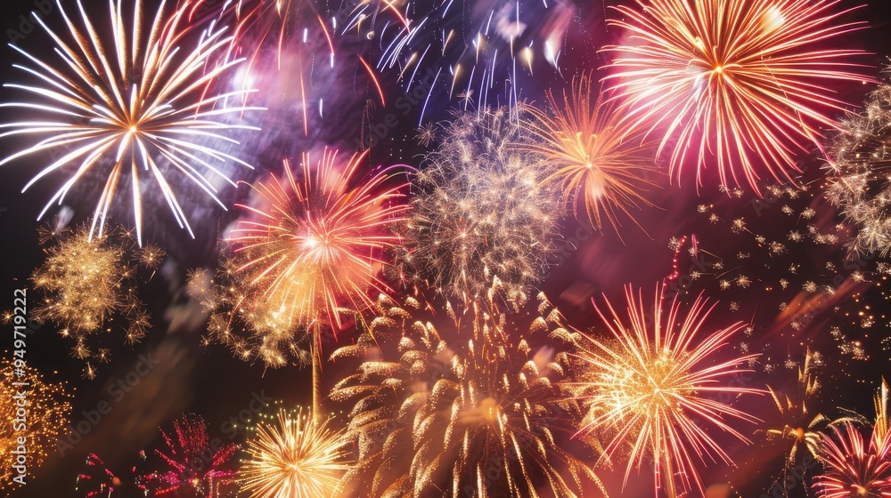 pyrotechnics and fireworks new year background pyrotechnics and fireworks new year background