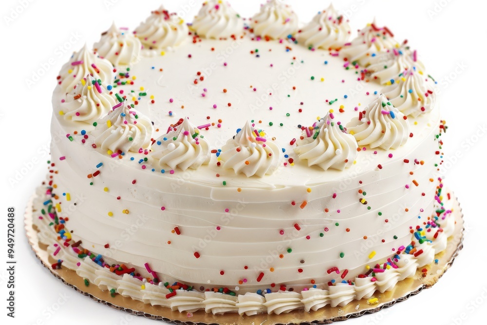 Blank Cake - Customize with Your Own Message. A Delicious Birthday Dessert Blank Cake - Customize with Your Own Message. A Delicious Birthday Dessert