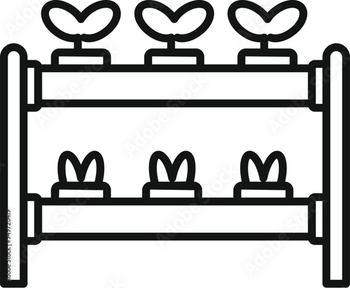 Hydroponic indoor vertical farming system growing plants, using soilless, water based method for agriculture and gardening