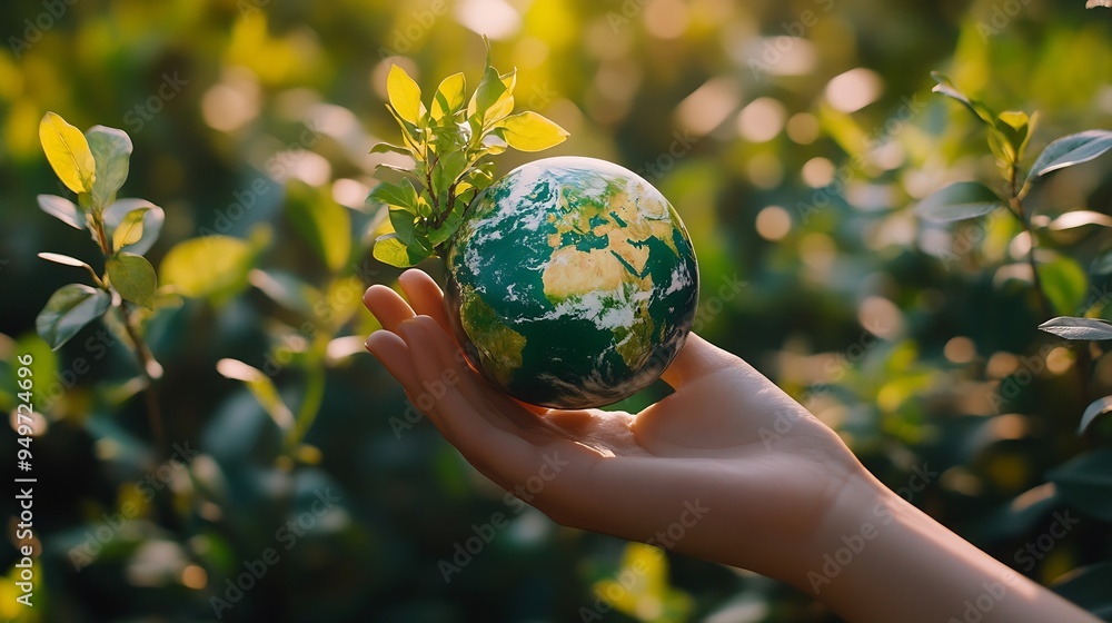Hand holding green earth tree ESG CO2 net zero environment global sustainable Save our planet World Environment Day World Earth Day Climate change Nature Environment Globe Manager : Generative AI Hand holding green earth tree ESG CO2 net zero environment global sustainable Save our planet World Environment Day World Earth Day Climate change Nature Environment Globe Manager : Generative AI