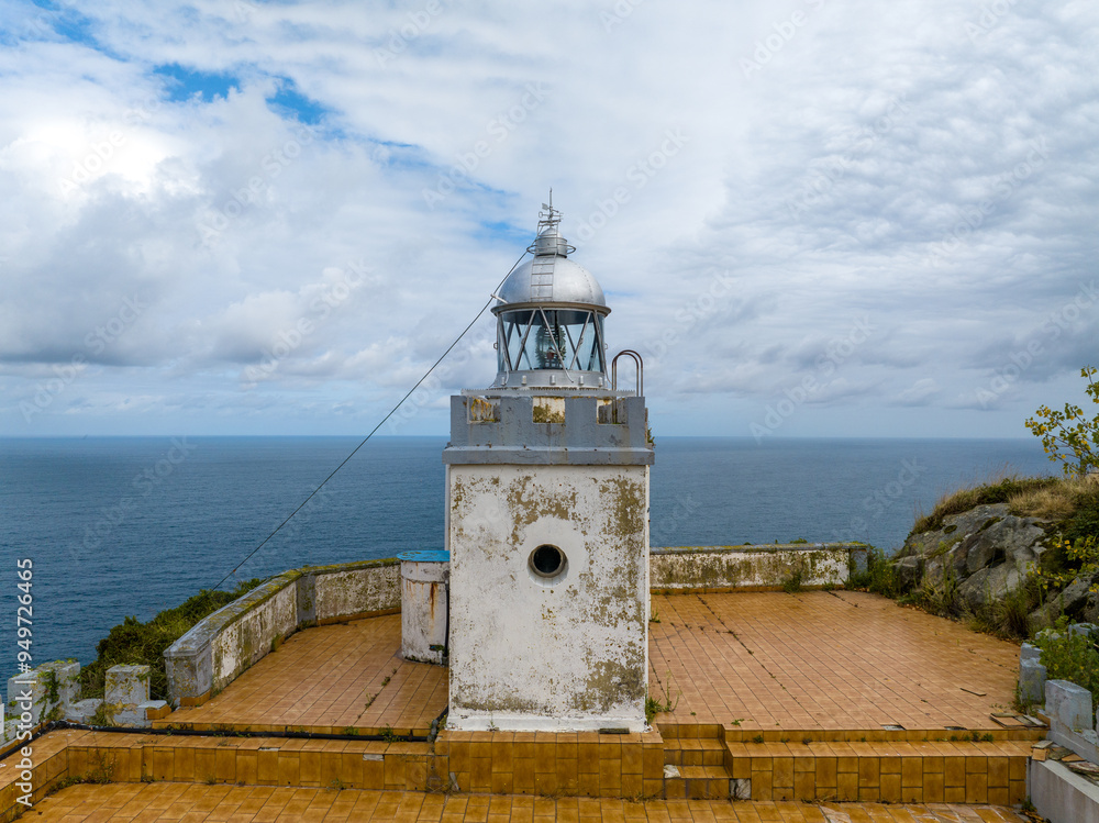 Fototapeta premium Faro de la Plata en San Sebastian