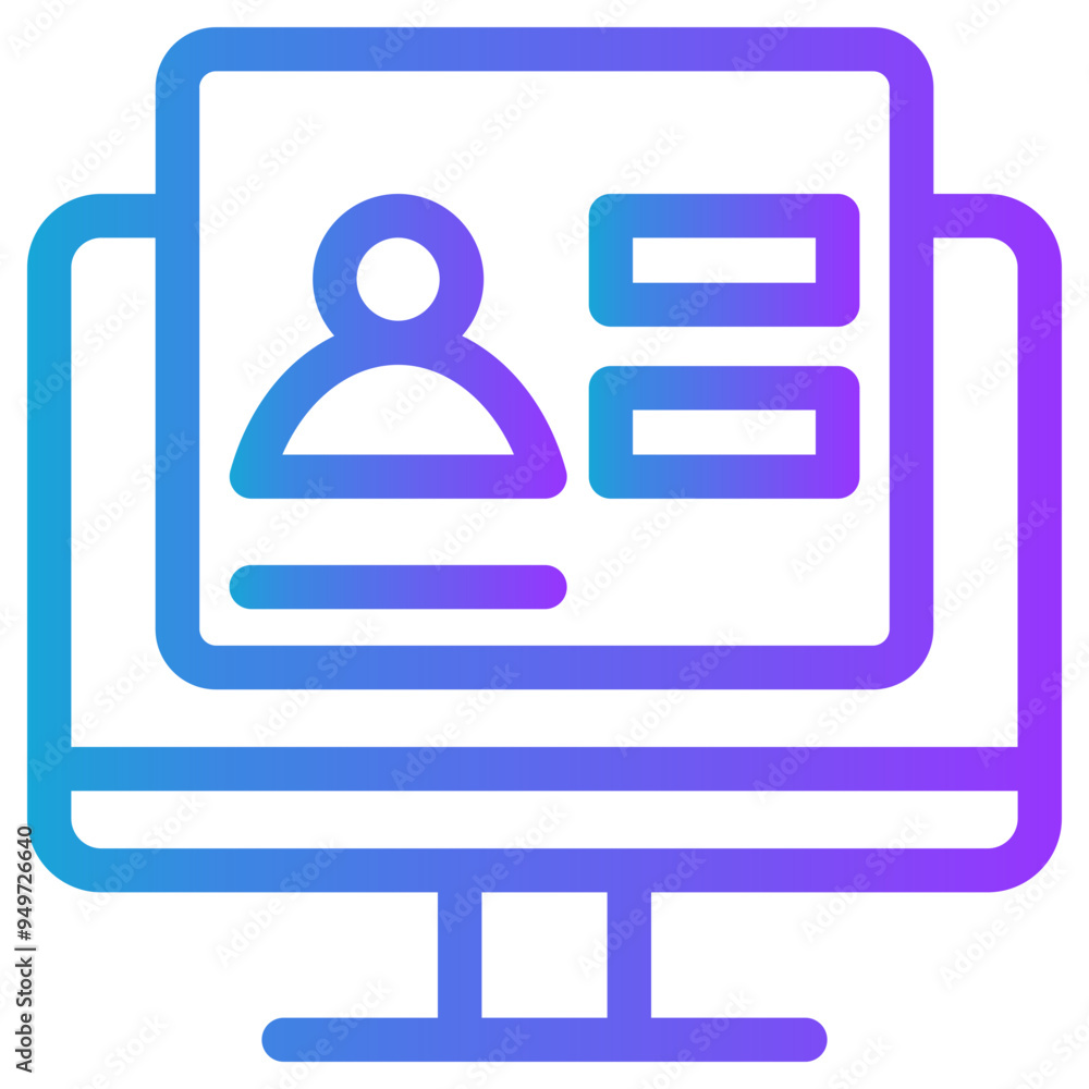 Browser login icon vector illustration concept for Coding and ...
