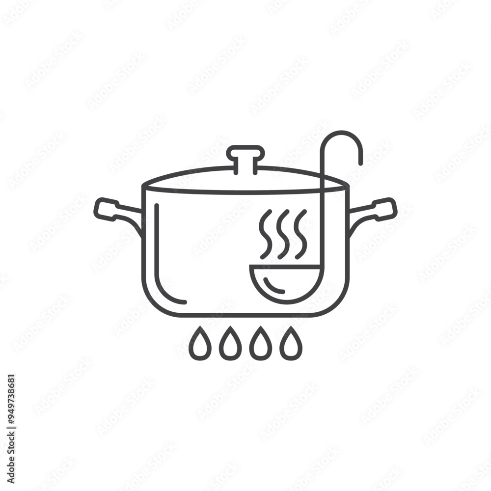 Сooking pot icon in flat style. Saucepan vector illustration on isolated background. Pan sign business concept. Сooking pot icon in flat style. Saucepan vector illustration on isolated background. Pan sign business concept.