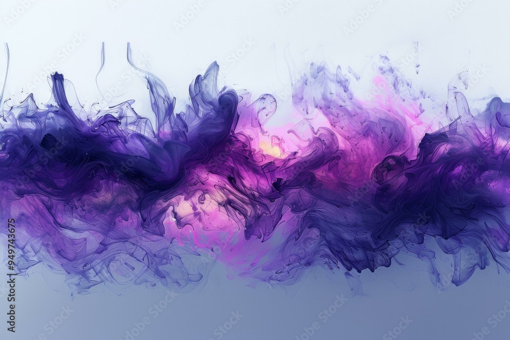 Fototapeta premium Vibrant Pink and Purple Abstract Art