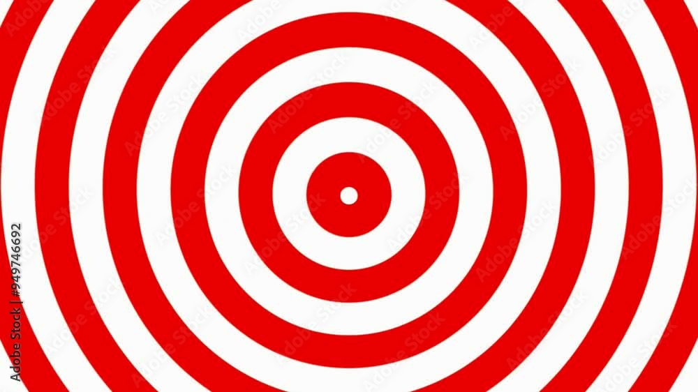 4K Video Animation Illustration Art Motion Graphic Background Wallpaper Animated of Hypnotic Illusion