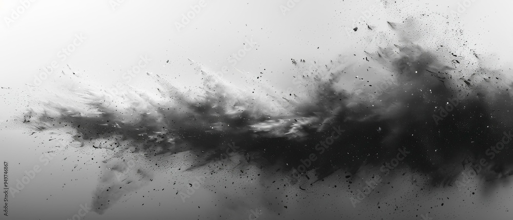 Dense Smoke Plume from Explosion Dense Smoke Plume from Explosion