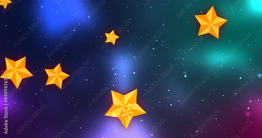 Gold stars moving galaxy space background. Starry night creative child play drama anime backdrop. Constellation glittering heaven entrance cosmos. Shiny mystery fantasy clouds moving. Gold stars moving galaxy space background. Starry night creative child play drama anime backdrop. Constellation glittering heaven entrance cosmos. Shiny mystery fantasy clouds moving.