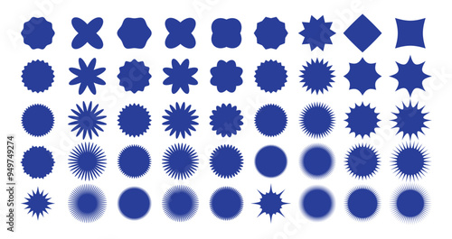 Sale stickers collection , price tags, starbursts, label, quality marks, sunbursts, retro stars, starburst speech bubbles, and attention grabbing designs, flat icon set