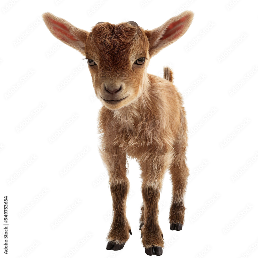 Fototapeta premium Cute Baby Goat Portrait