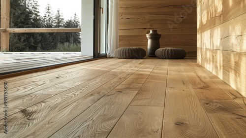 Bois brut - Organic Raw Forest Floor for Terraced Balcony Paneling photo