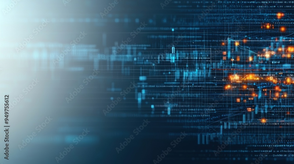 Abstract Data Analysis Visualization with Soft Gradients and Copy Space Abstract Data Analysis Visualization with Soft Gradients and Copy Space