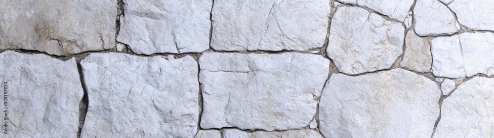 Obraz premium Elegant Textured Limestone Wall Surfaces, Soft greys and muted whites create a seamless backdrop, ideal for minimalist design, enhancing any elegant interior setting.