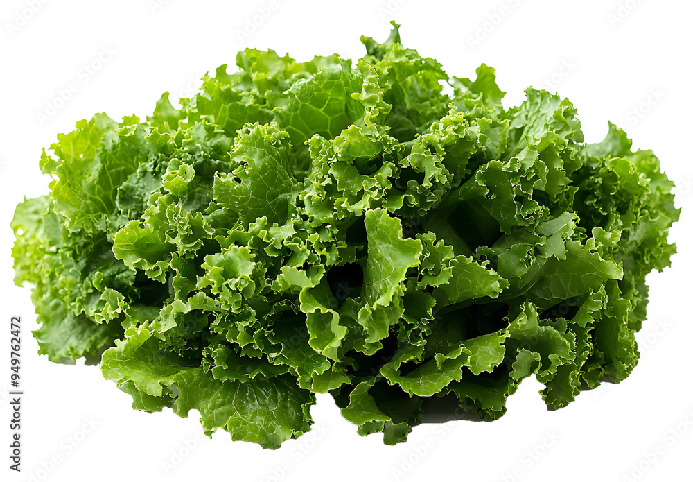 Fresh Green Lettuce Leaves Isolated on Transparent Background Fresh Green Lettuce Leaves Isolated on Transparent Background