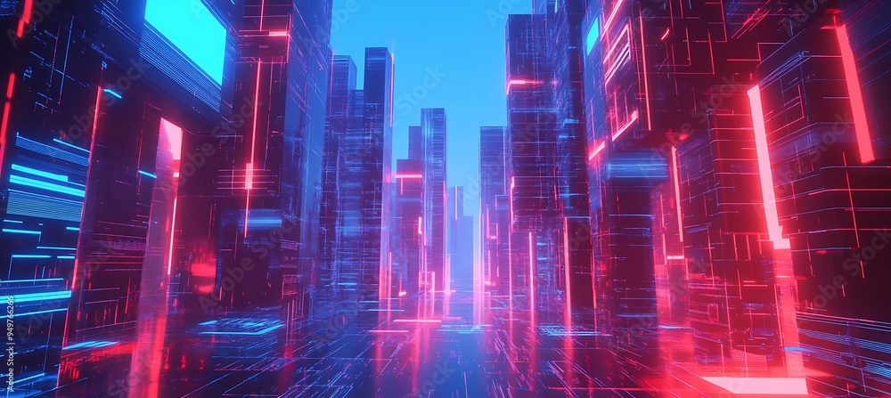 A futuristic city with advanced smart systems and interactive digital interfaces.
A futuristic city with advanced smart systems and interactive digital interfaces.