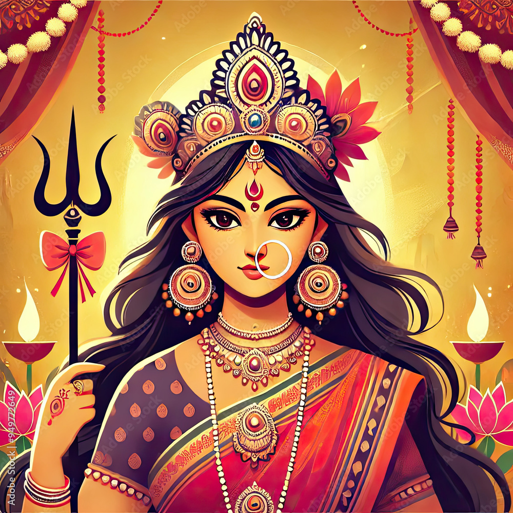 Fototapeta premium Mata Durga image