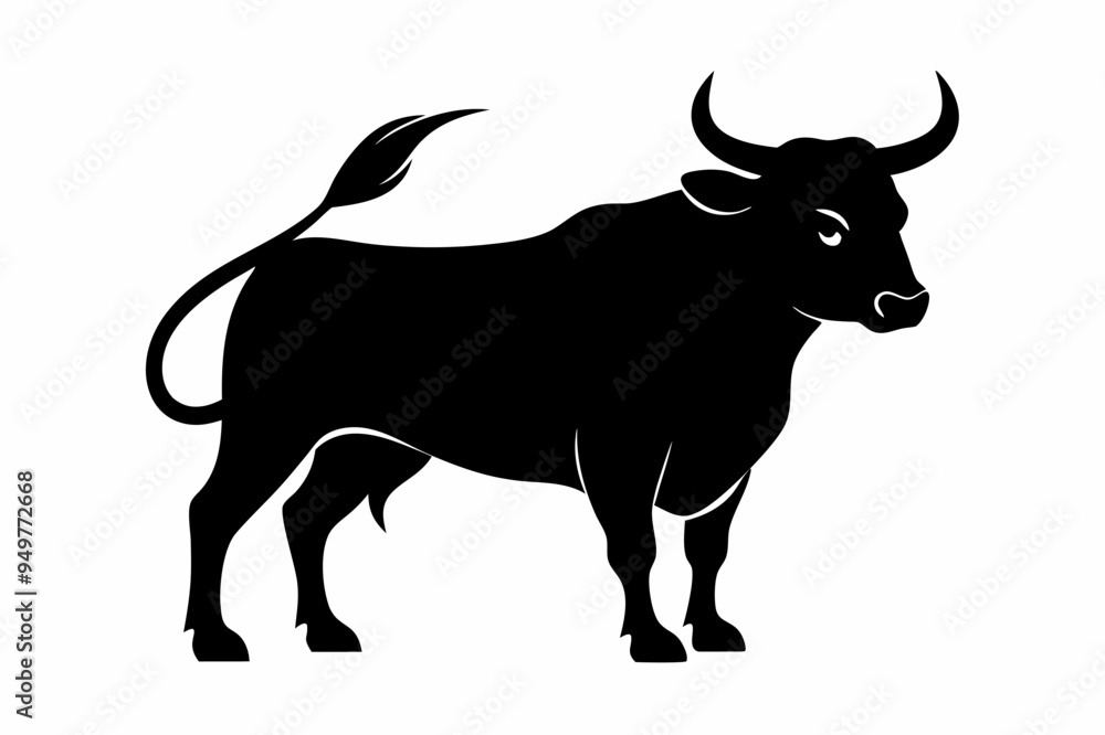 A Bull vector illustration A Bull vector illustration
