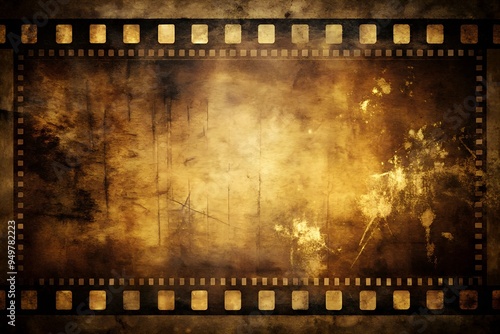 Grunge black scratched background, old film effect, distressed scary texture with space for a design resource