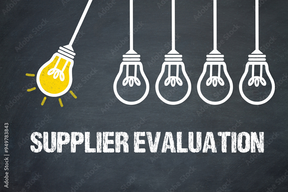Fototapeta premium Supplier Evaluation 