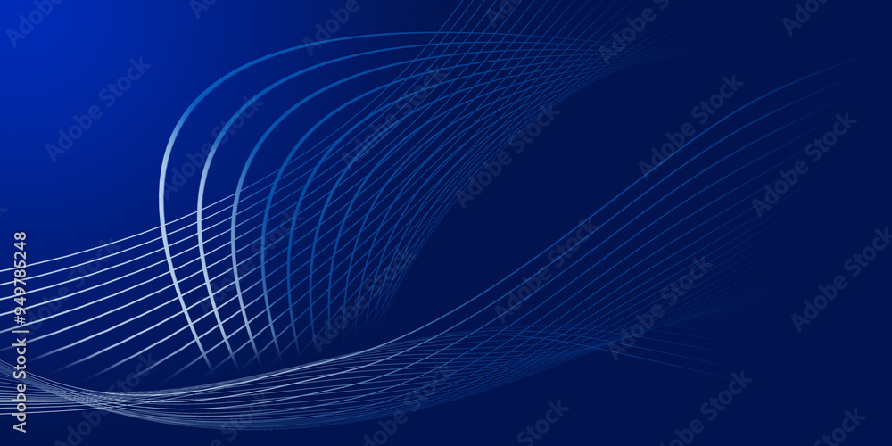Curve stripes lines with glowing on dark blue background. technology dynamic concept Curve stripes lines with glowing on dark blue background. technology dynamic concept