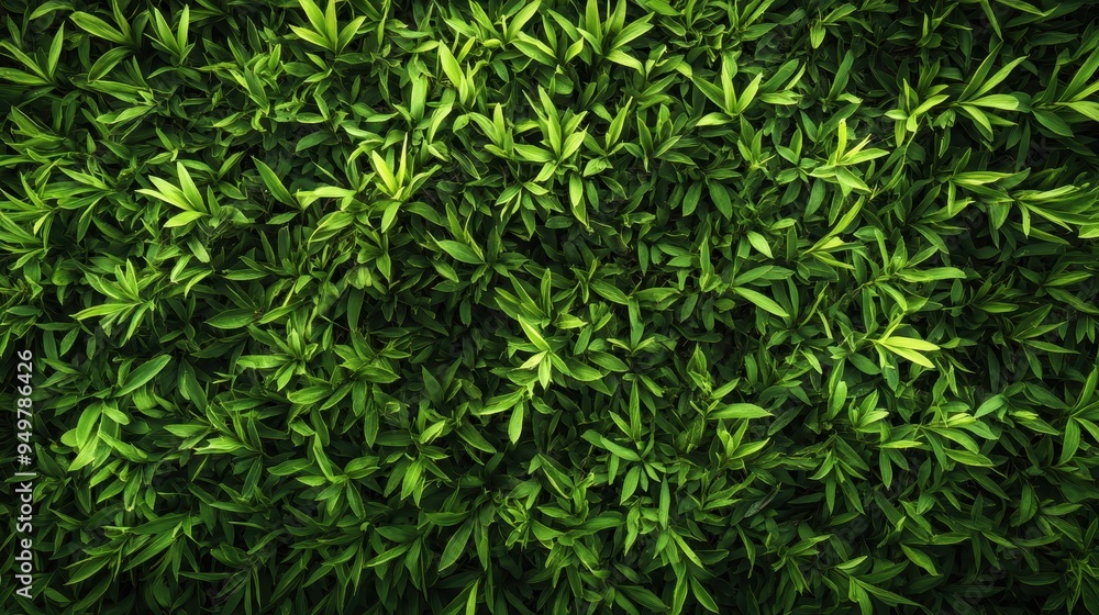 Lush Green Foliage Background with Dense Leaves Creating a Natural and Vibrant Texture Lush Green Foliage Background with Dense Leaves Creating a Natural and Vibrant Texture