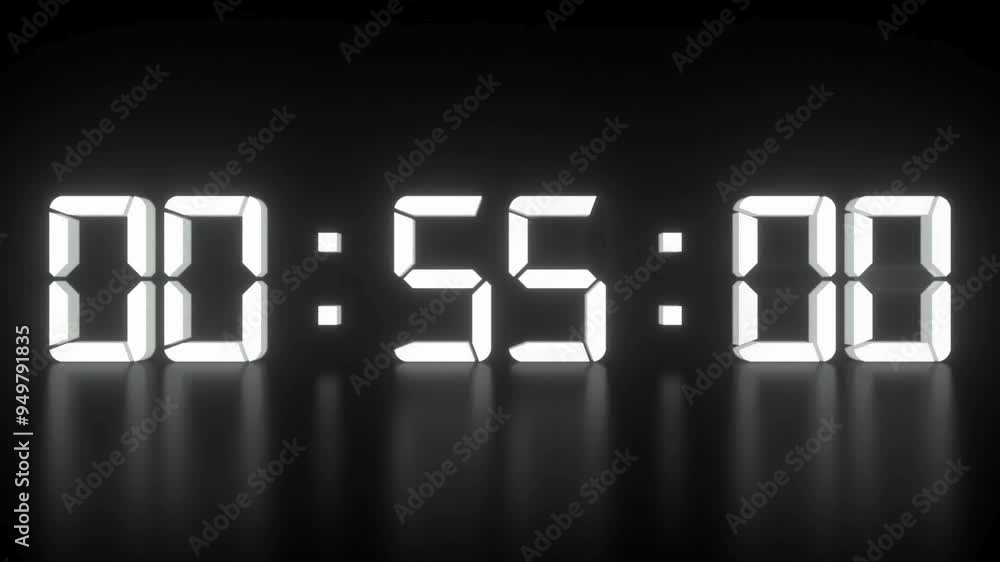 Motion Graphic Animated Design Art Background of Counting Down Timer Motion Graphic Animated Design Art Background of Counting Down Timer