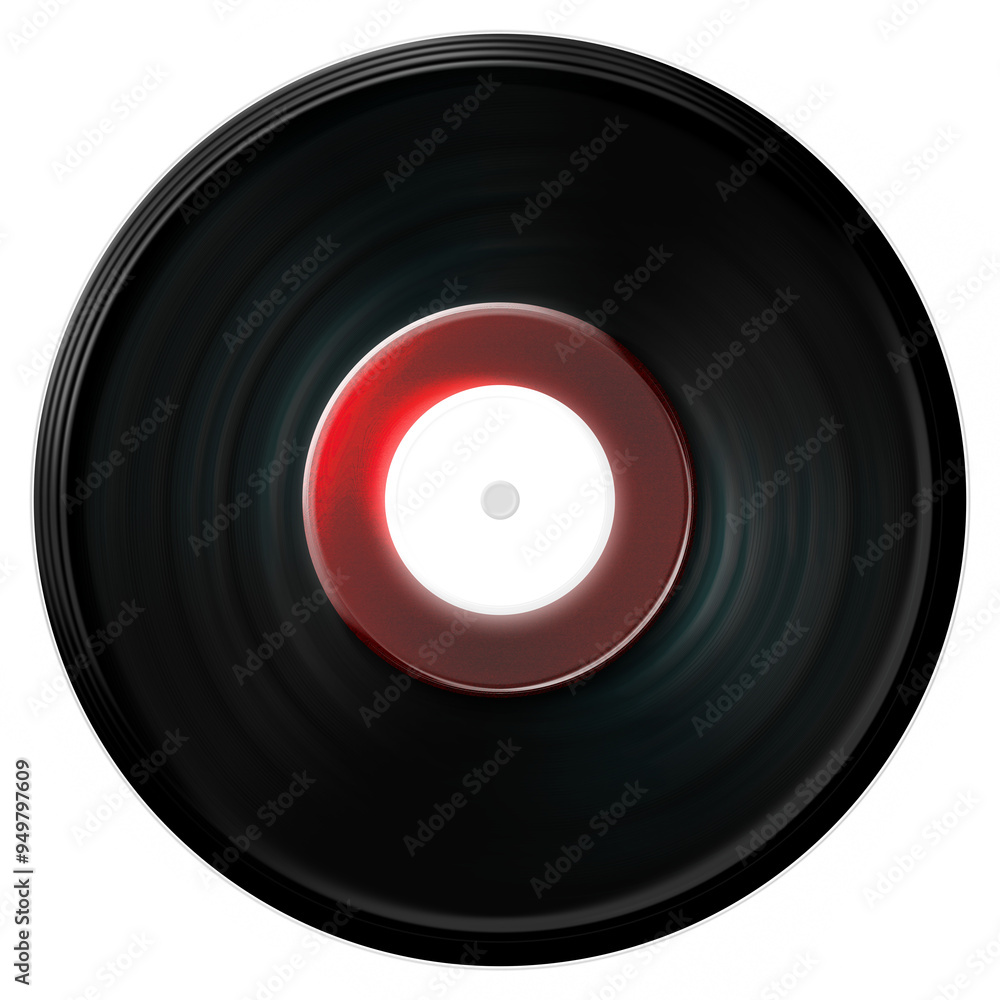 Vinyl Record Isolated Vinyl Record Isolated