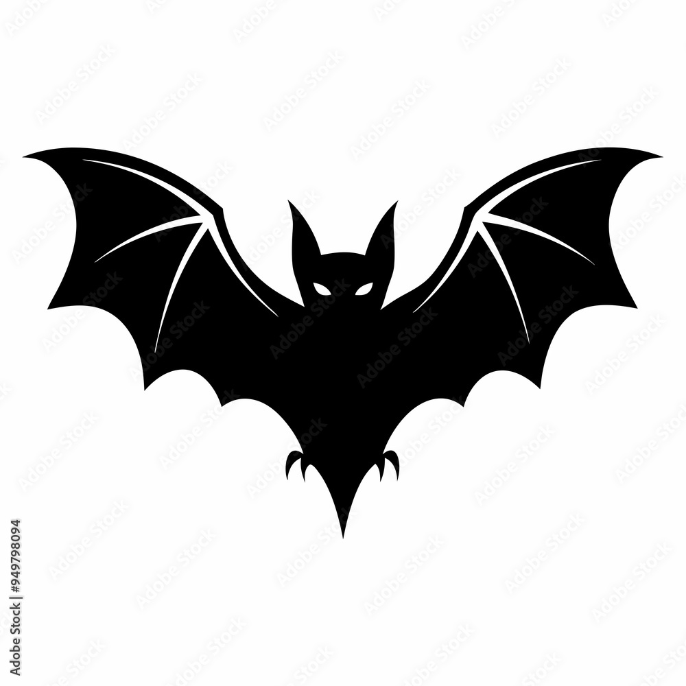 Bat Silhouette Black Vector Bat Silhouette Black Vector