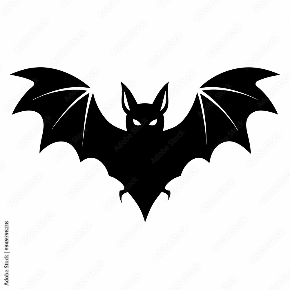 Bat Silhouette Black Vector Bat Silhouette Black Vector
