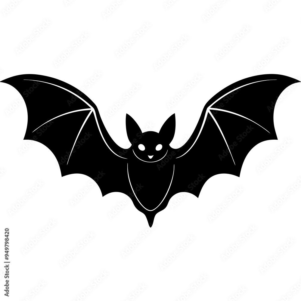 Bat Silhouette Black Vector Bat Silhouette Black Vector