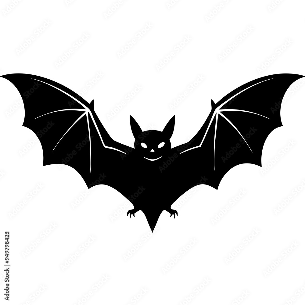 Bat Silhouette Black Vector Bat Silhouette Black Vector