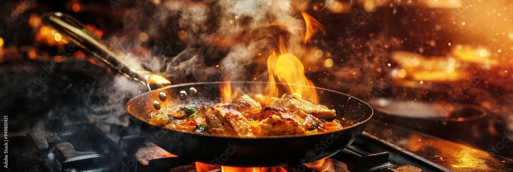 The low price of gas made it difficult to cook with a stainless steel pan on a gas stove. The low price of gas made it difficult to cook with a stainless steel pan on a gas stove.